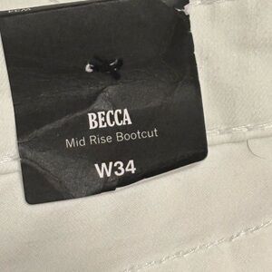 BECCA White Fashion Pants